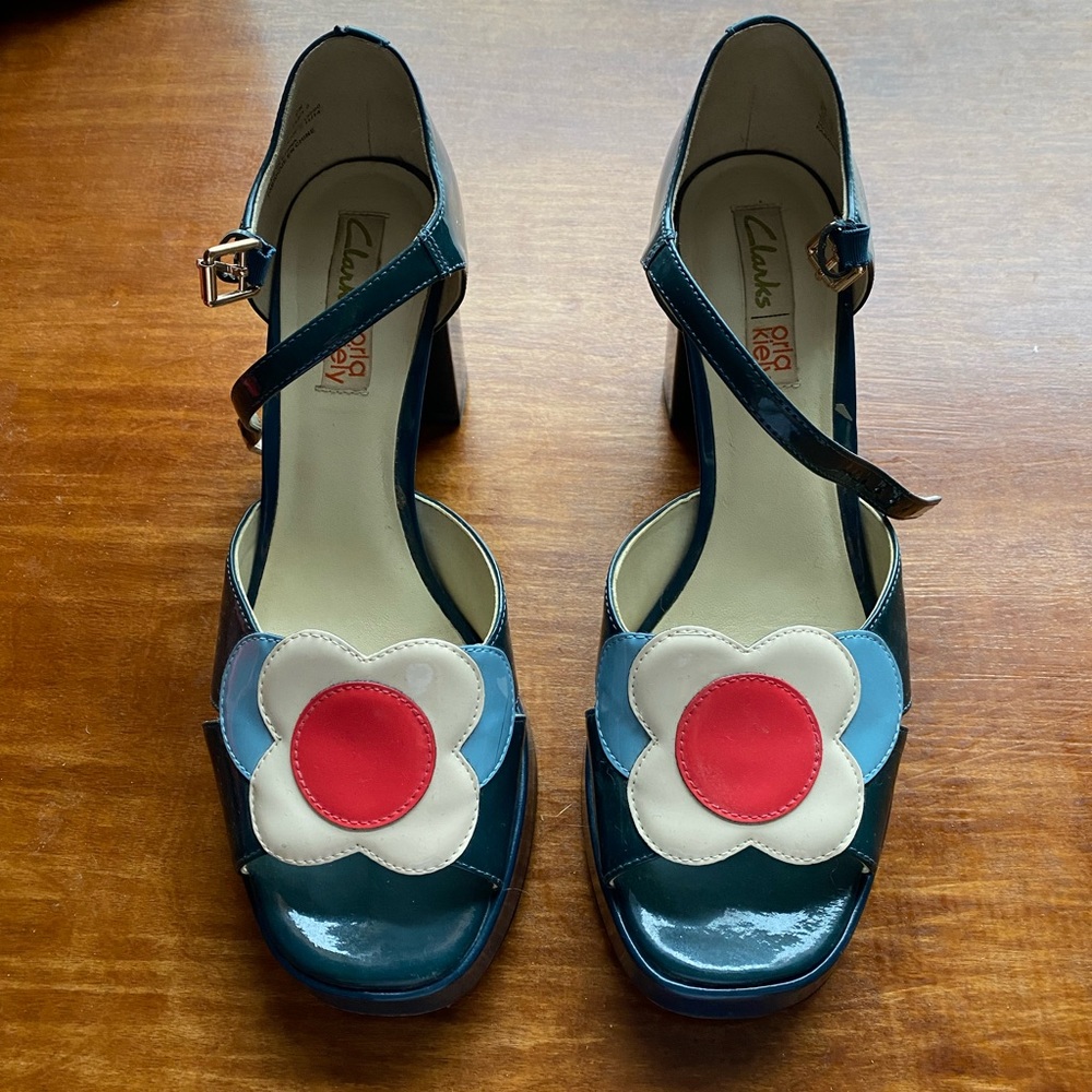 Orla Kiely - Betty Shoes - Clark’s - Retro & Mod Heels - SS15